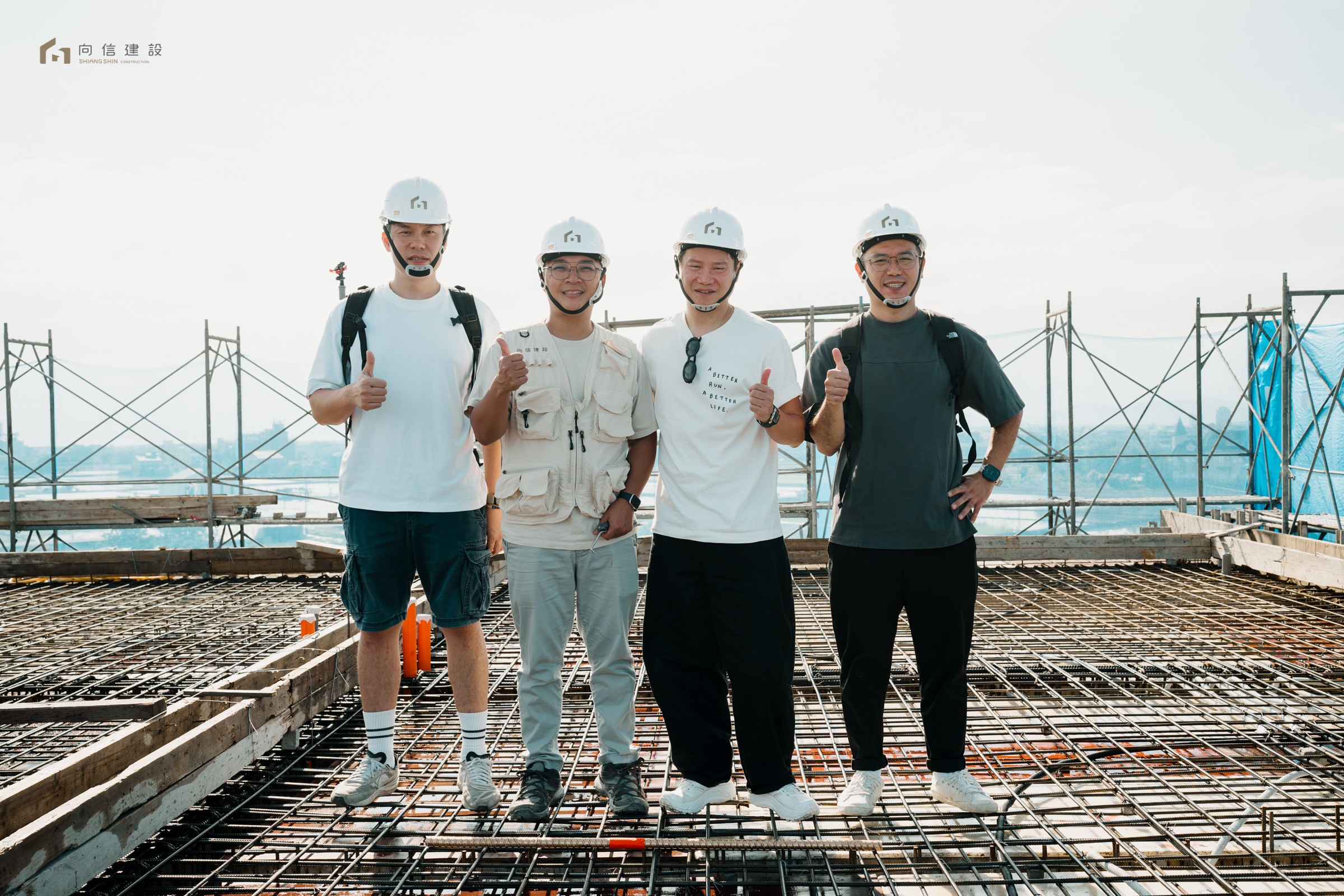 向信建設,委託興建案上樑日